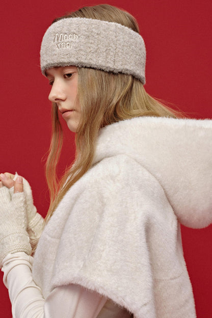 Letter Jacquard Wool Headband