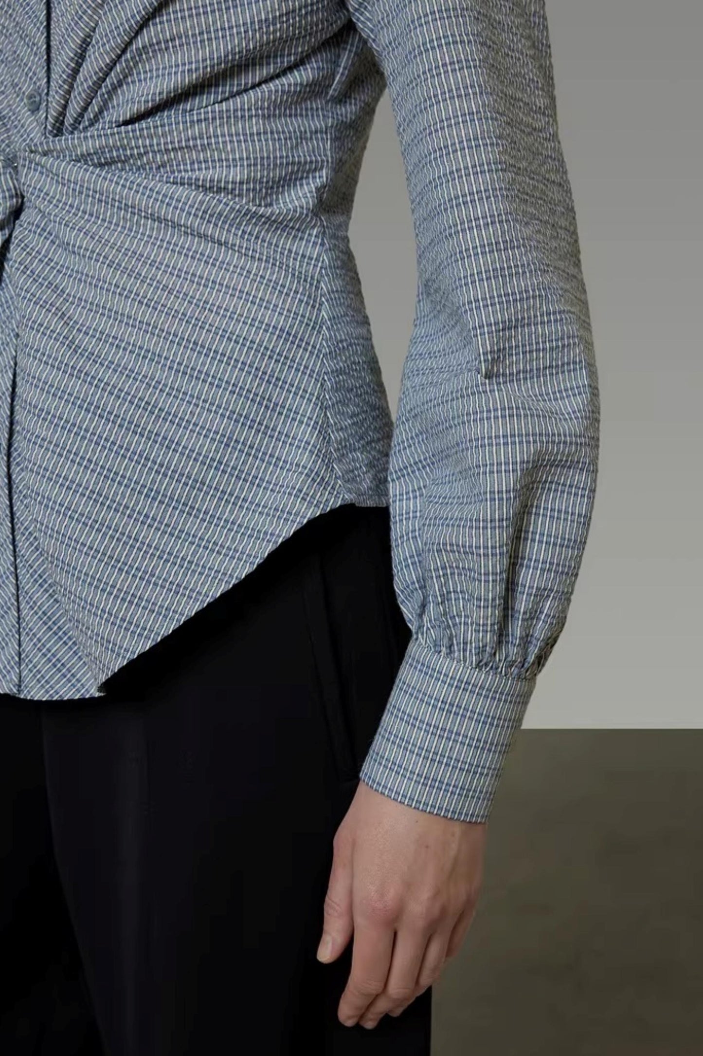 Irregular Striped Shirt