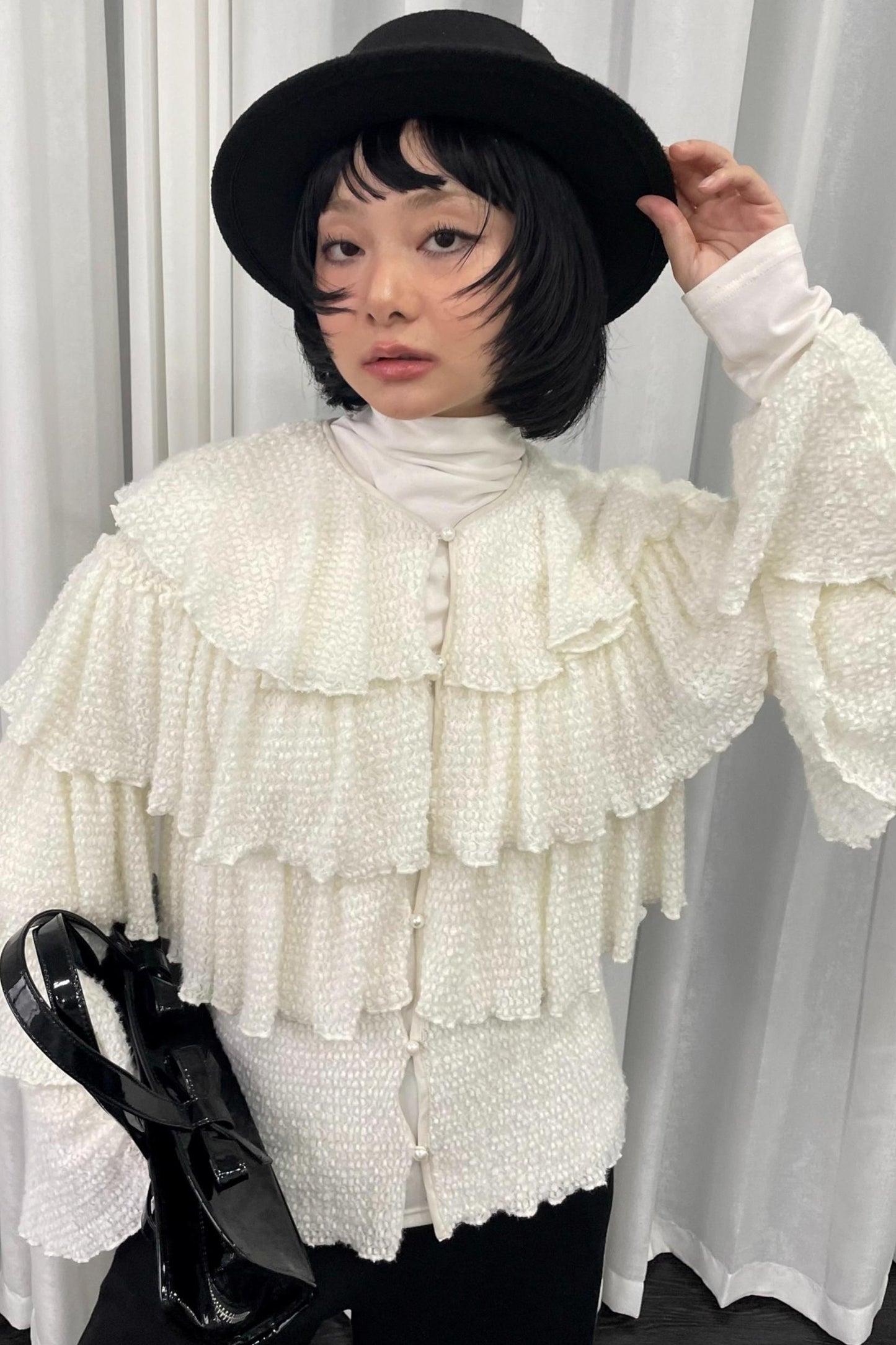 Autumn White Knit Cardigan