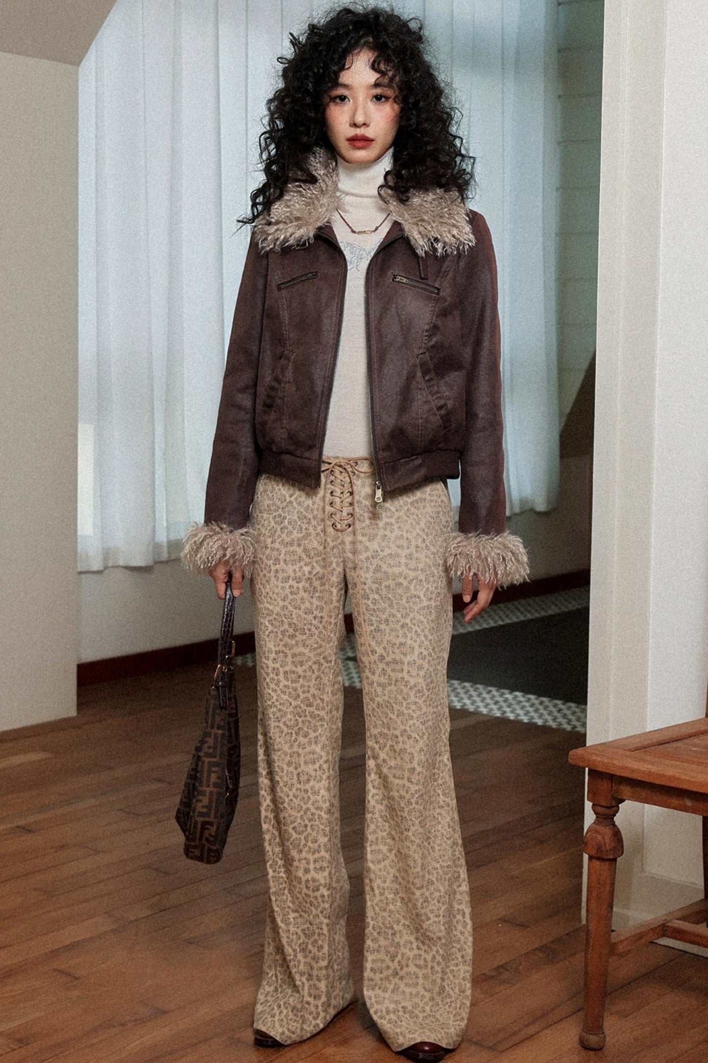 Gentle Corduroy Flared Pants