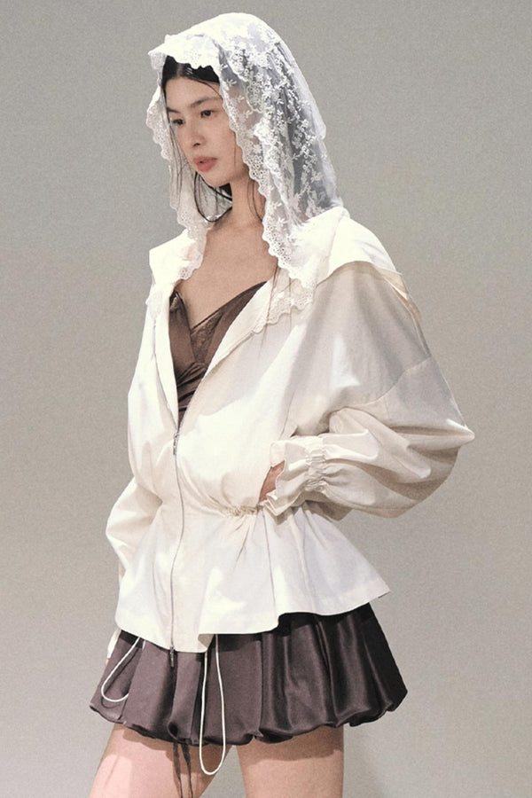 Moonlight Ripple Hooded Jacket