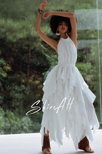 Wild Moonlight Halterneck Dress