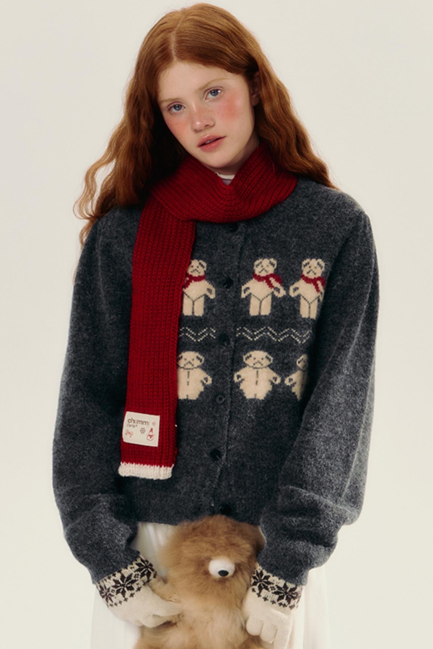 Winter Bear Sweater Coat