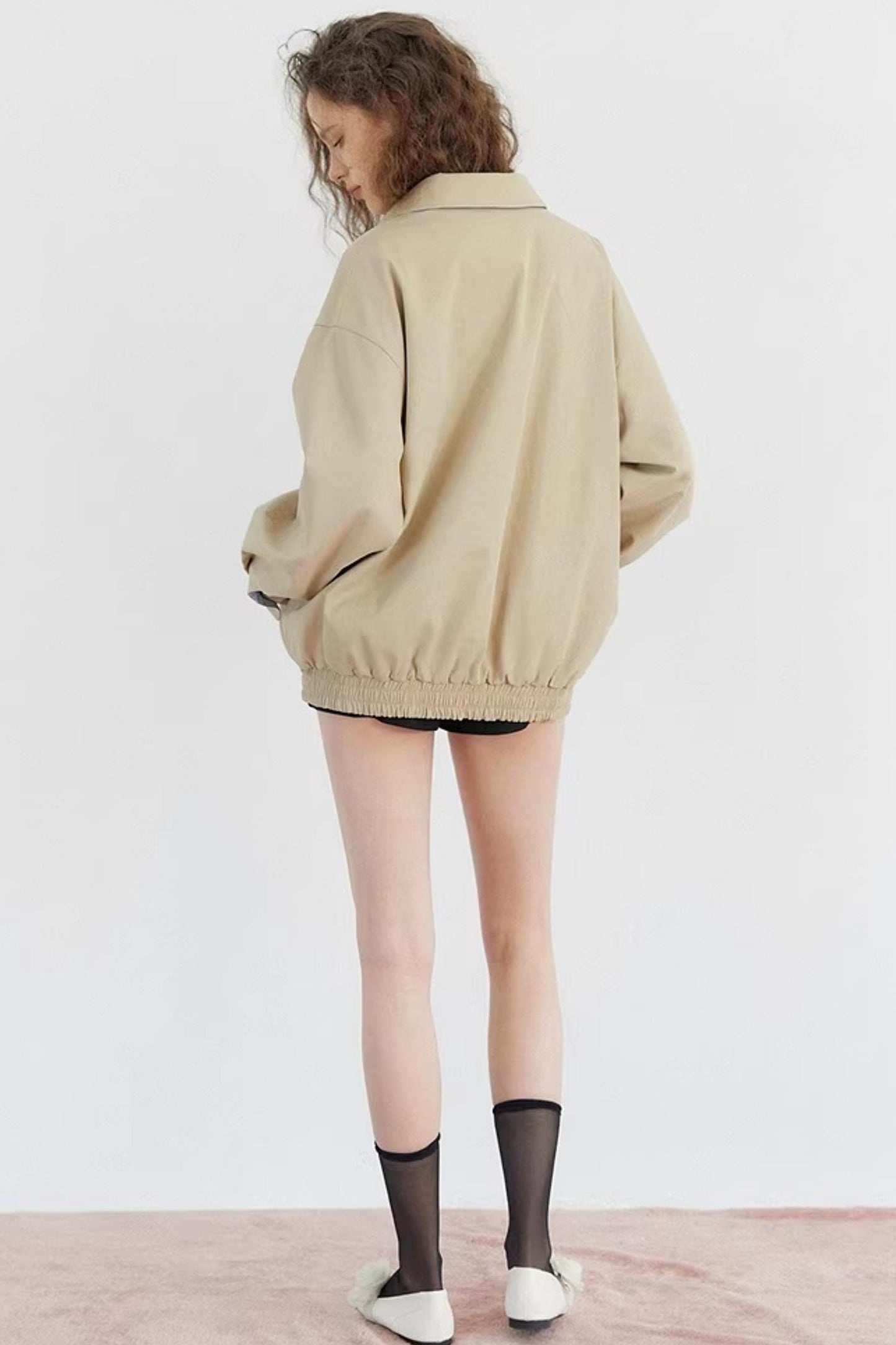 Blue Plaid Reversible Jacket