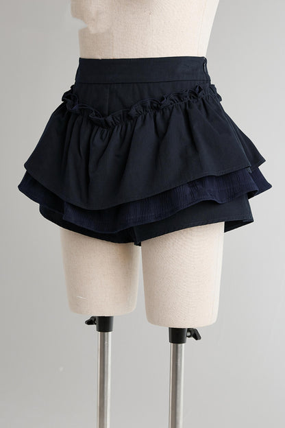 Dreamscape Blue Puffy Hakama Skirt