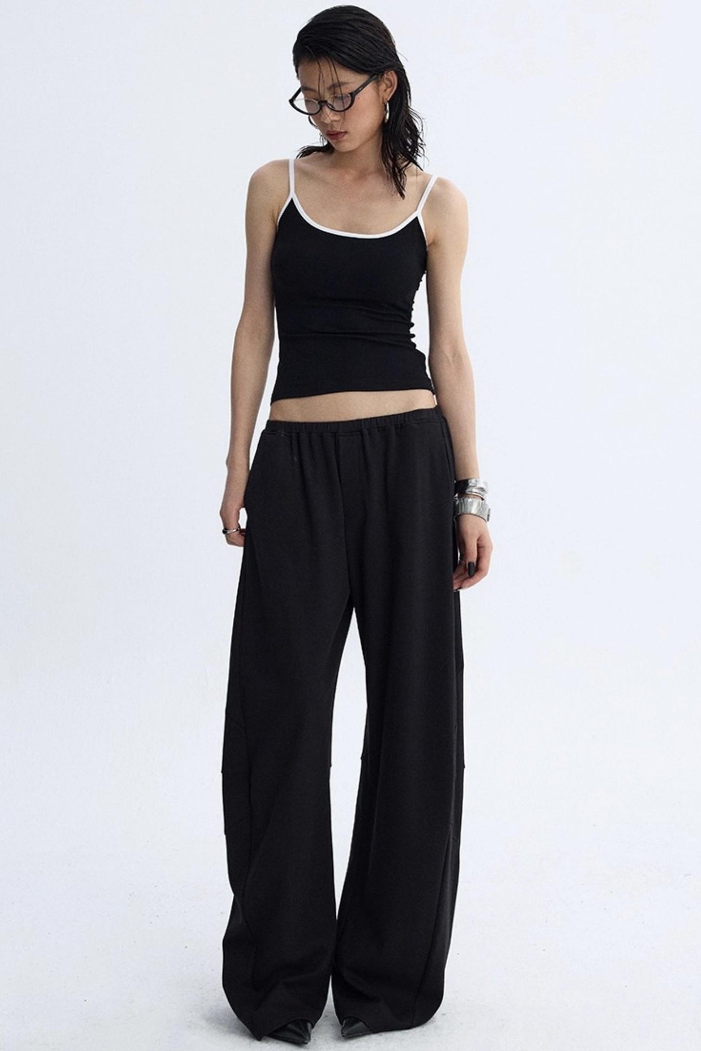 Autumn Elasticated Waist Womens Trousers