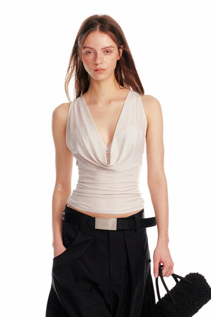 Summer Acetate Knit Camisole