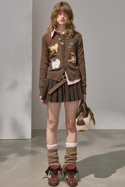 Sweet Kitten Knit Cardigan