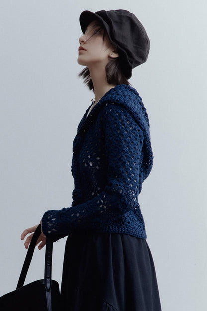 Deconstructing Linen Newsboy Hat