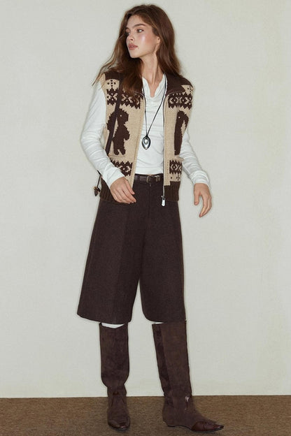 Sea Wool Tweed Pants