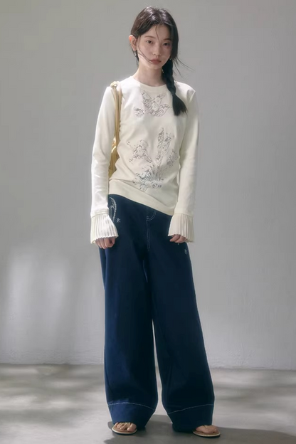 Flower Lily Lace Top