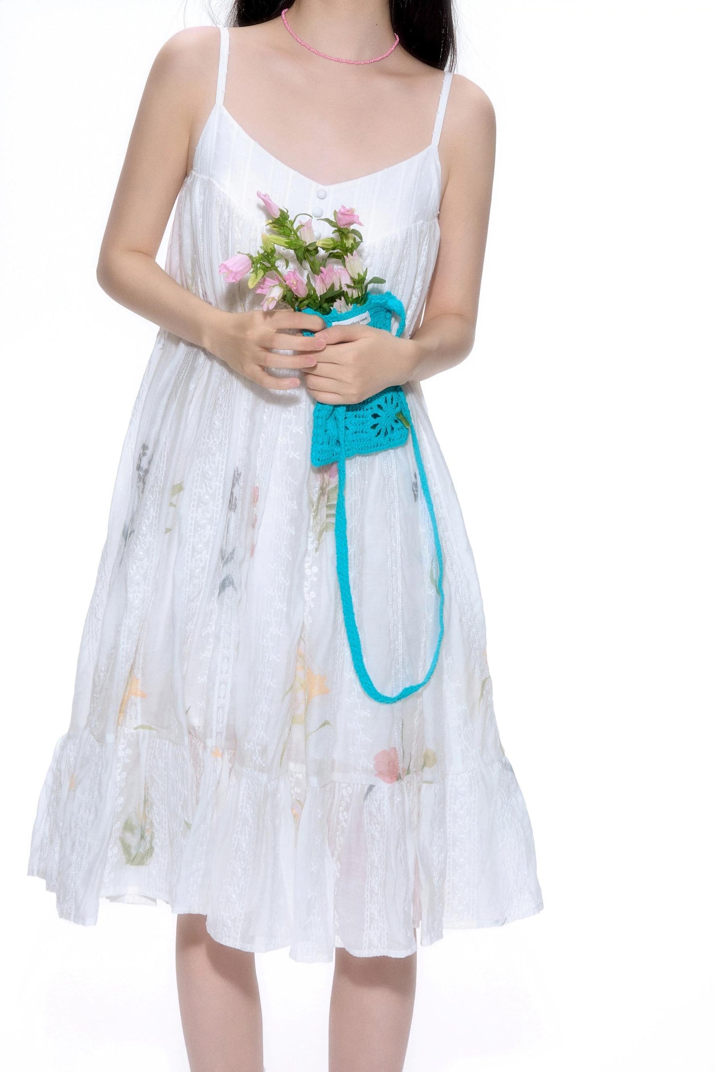 Bohemian Lace Halter Dress