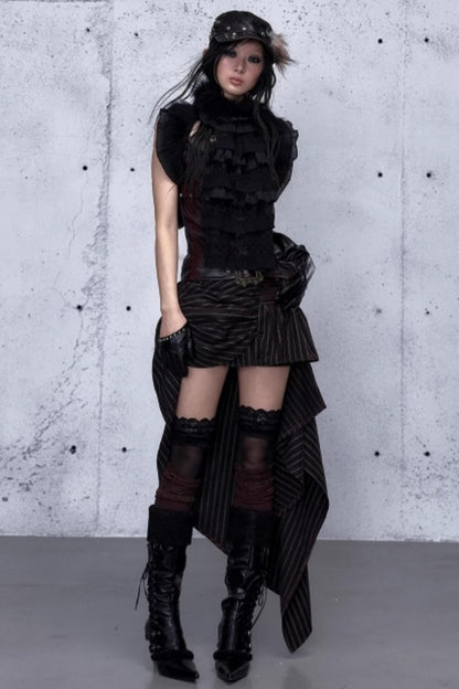 Romantic Lace Layered Scarf