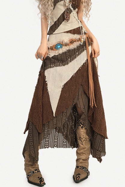 Milky Cool Art Skirt Set-Up