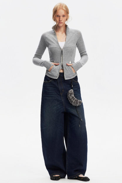 Vintage Distressed Denim Pants