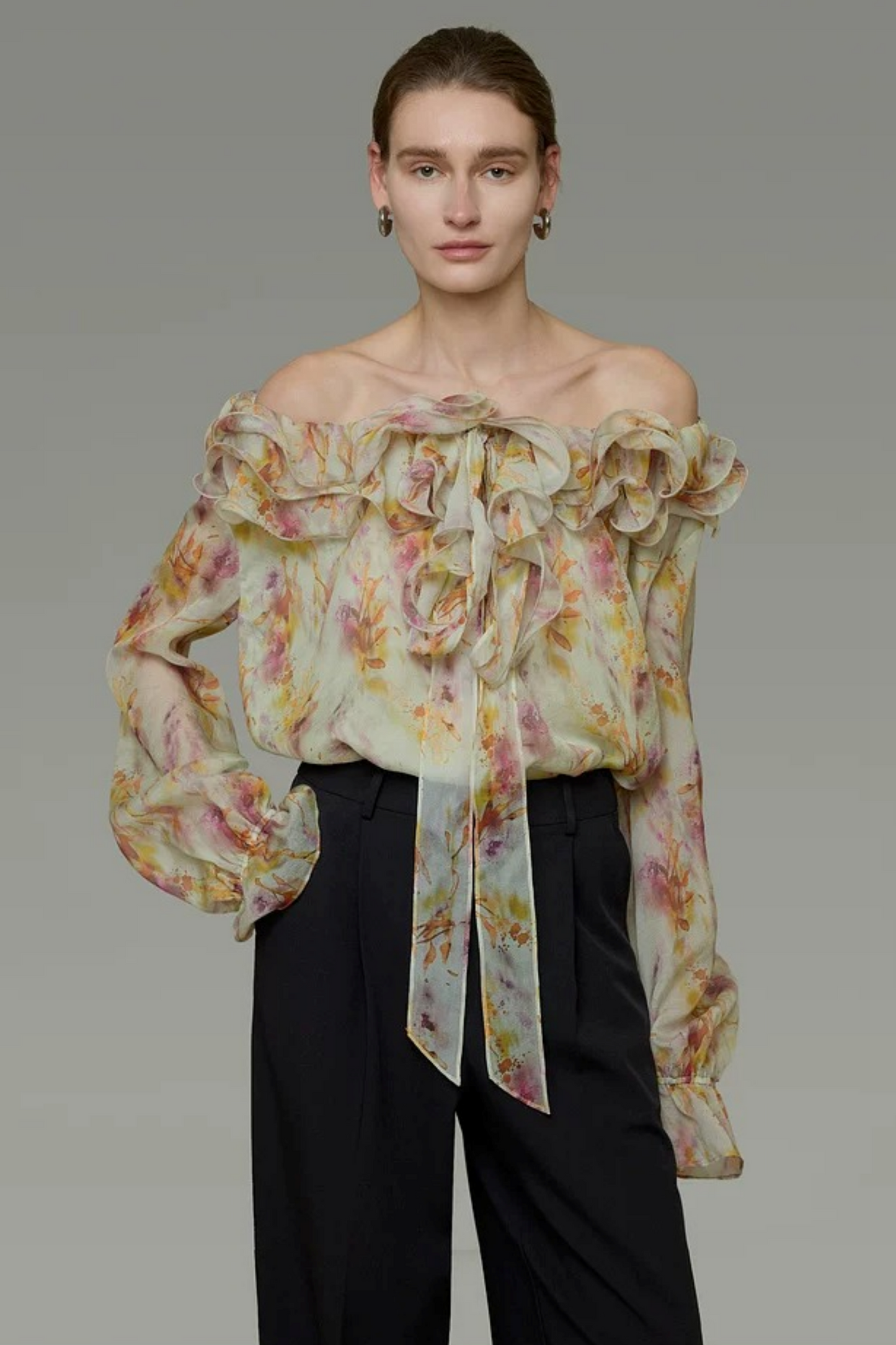 Unspoken Floral Off-Shoulder Blouse