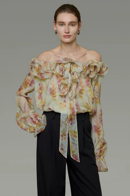 Unspoken Floral Off-Shoulder Blouse