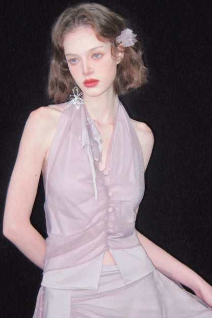 Mist Purple Halter Top
