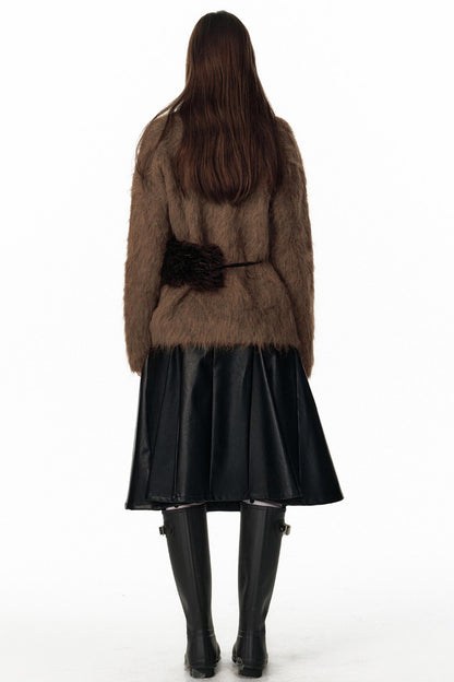 Faux Fur Collar Scarf