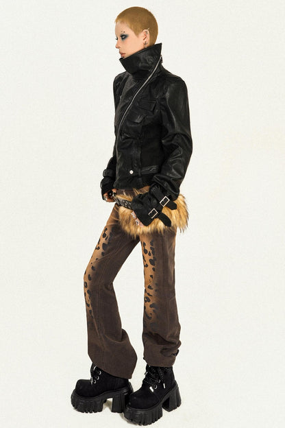 Black Punk Biker Jacket