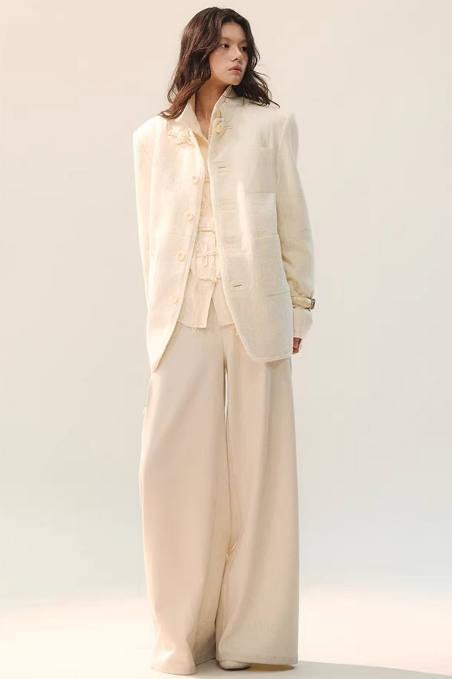 Pleated Shadow Shirt