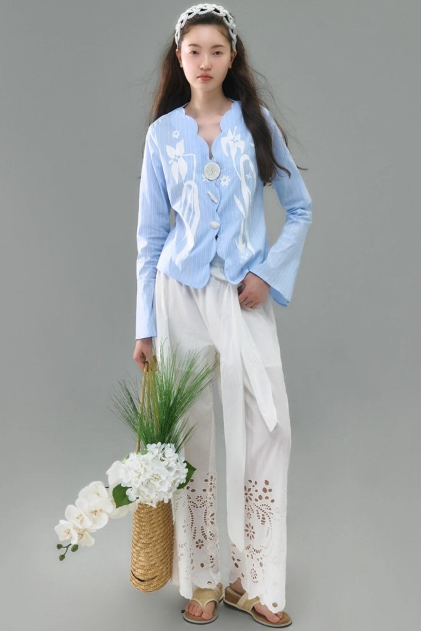 Vintage Lily Flared Sleeve Shirt