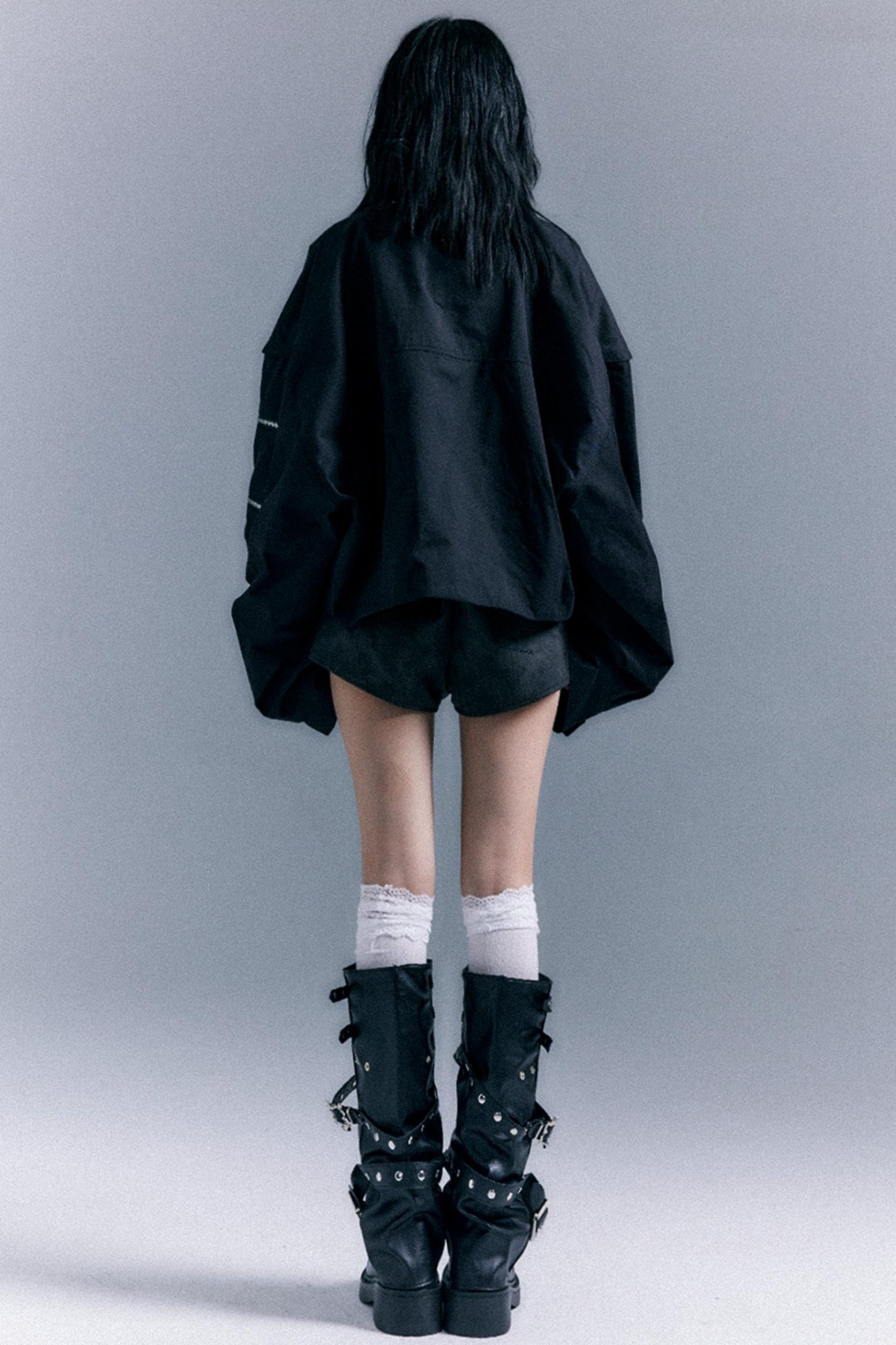 Vintage Oversized Bomber Jacket