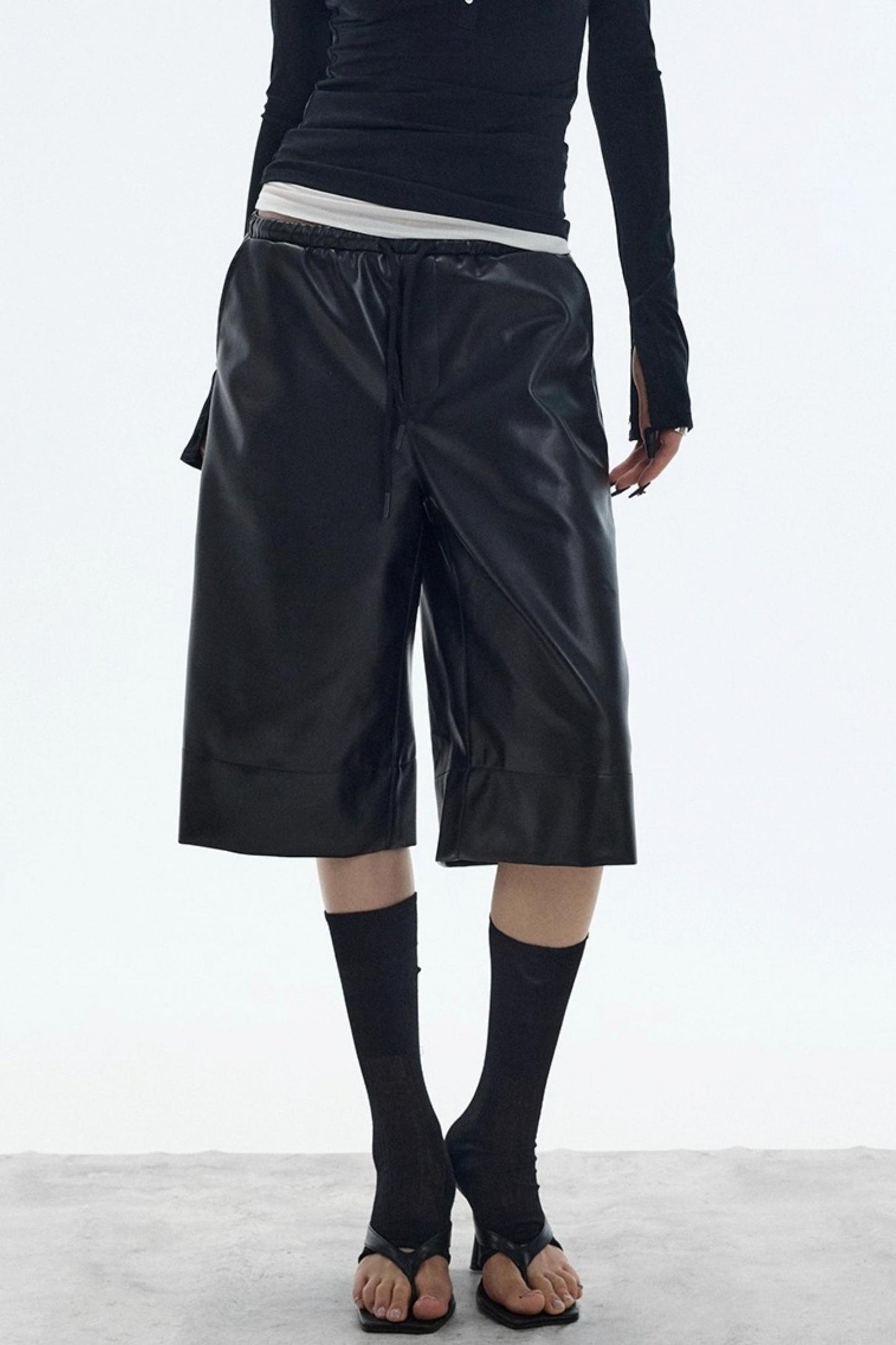 Autumn Leather Shorts