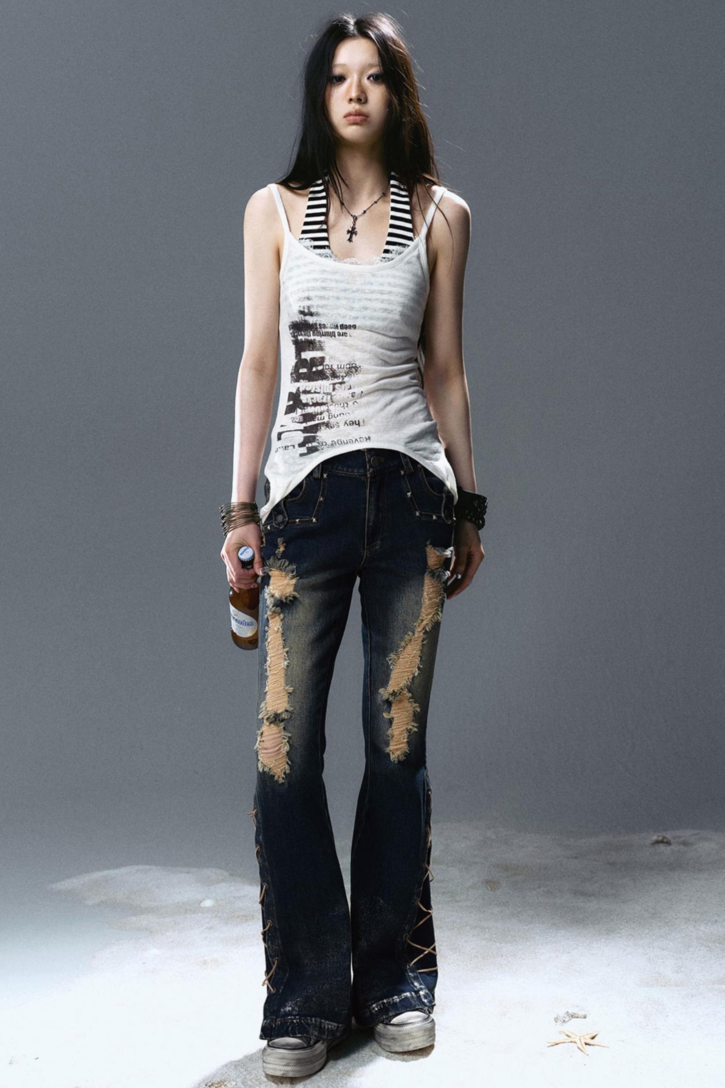 Layered Two-Tone Cami Top