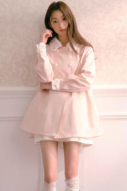 Pink Diamond Swing Coat