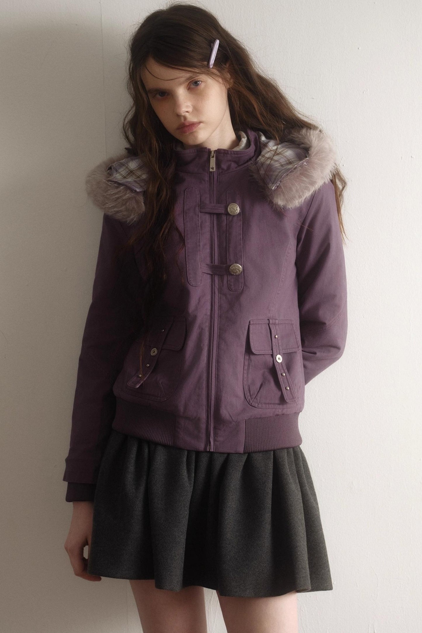 Purple Washed Vintage Jacket