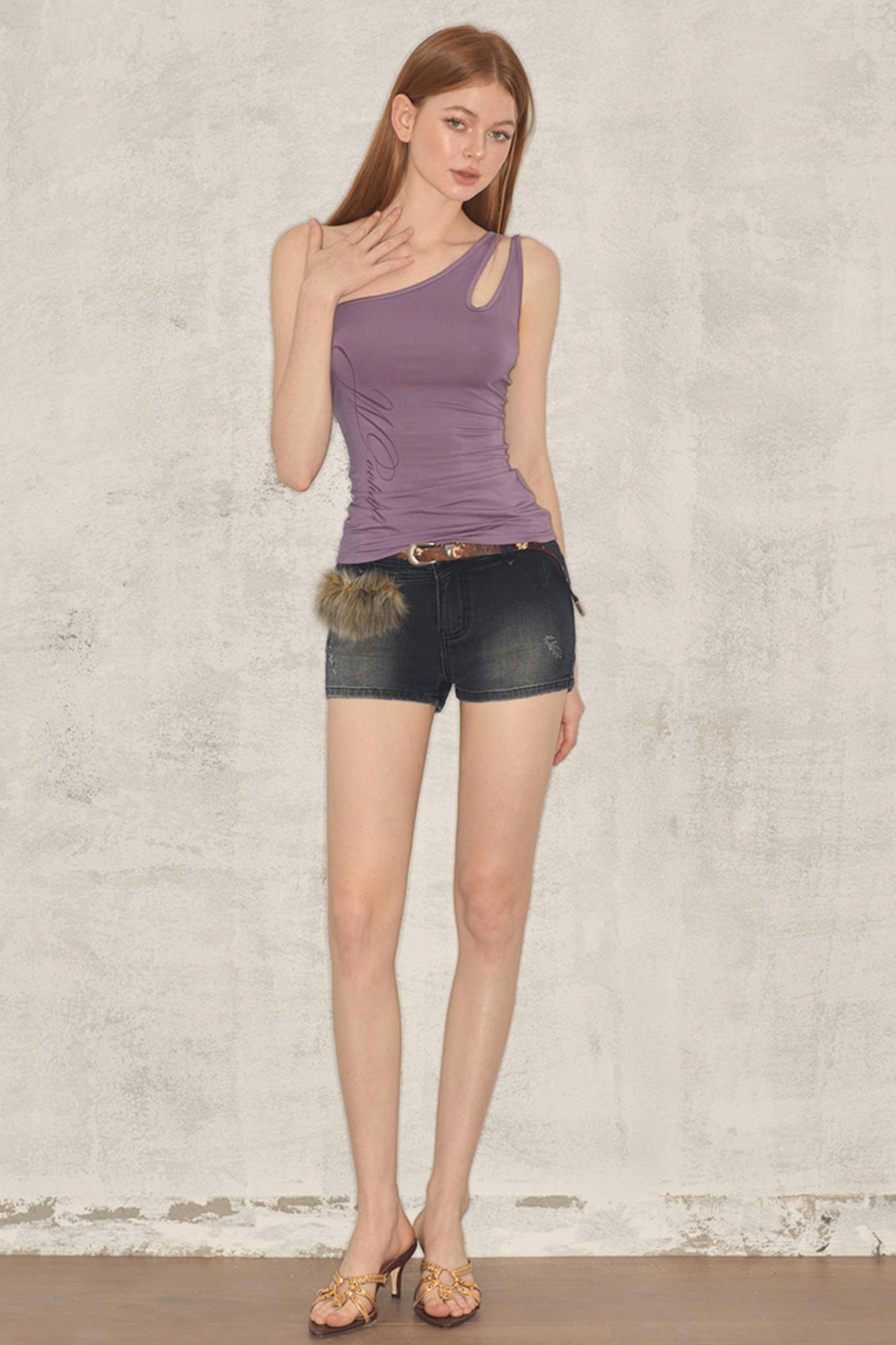 Retro Spice Denim Shorts