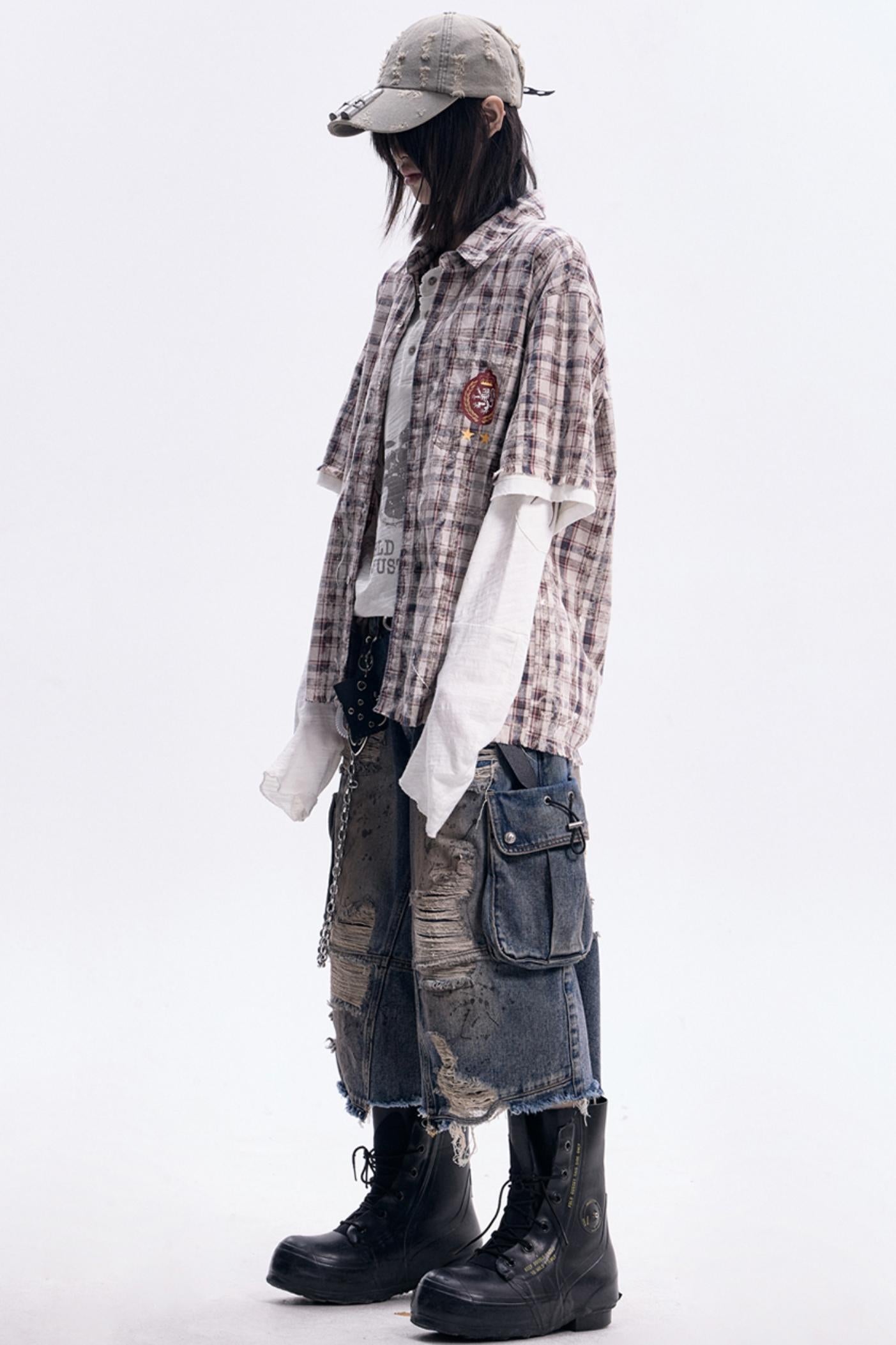 Patchwork Polo Shirt