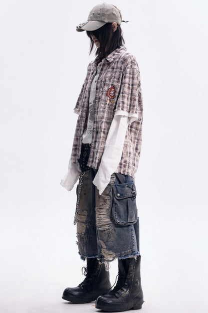 Patchwork Polo Shirt