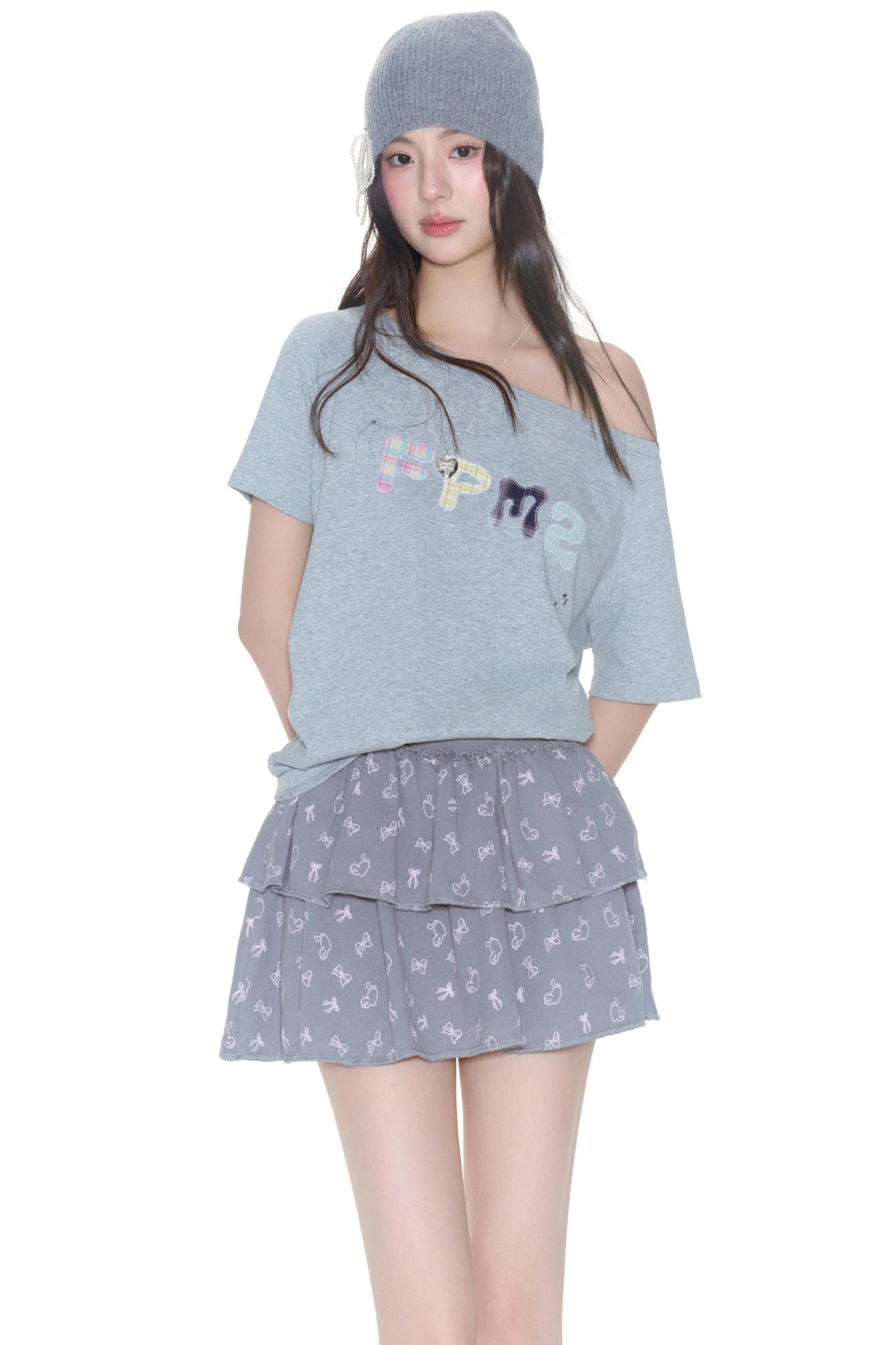 Monogramm-Diamant-T-Shirt