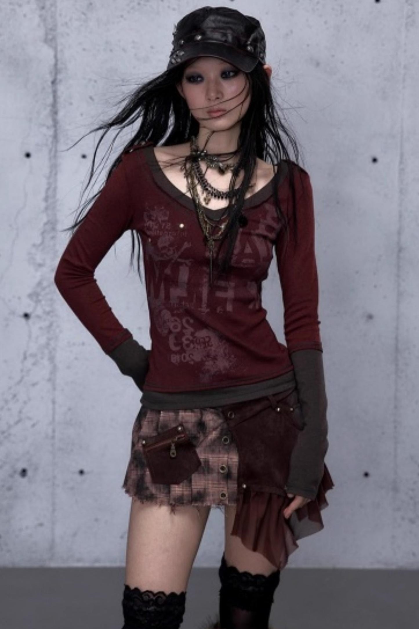 Retro Vintage Patchwork Top