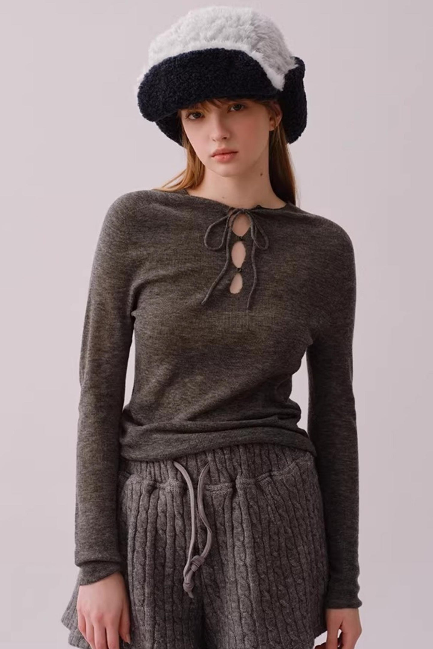 Reversible Plush Lei Feng Hat