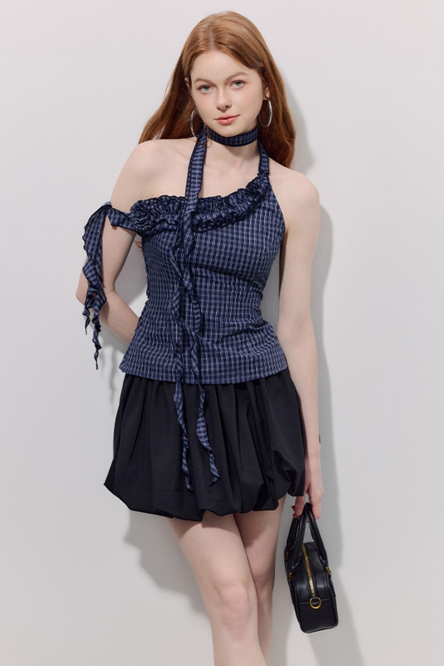 Smocked Peplum Camisole