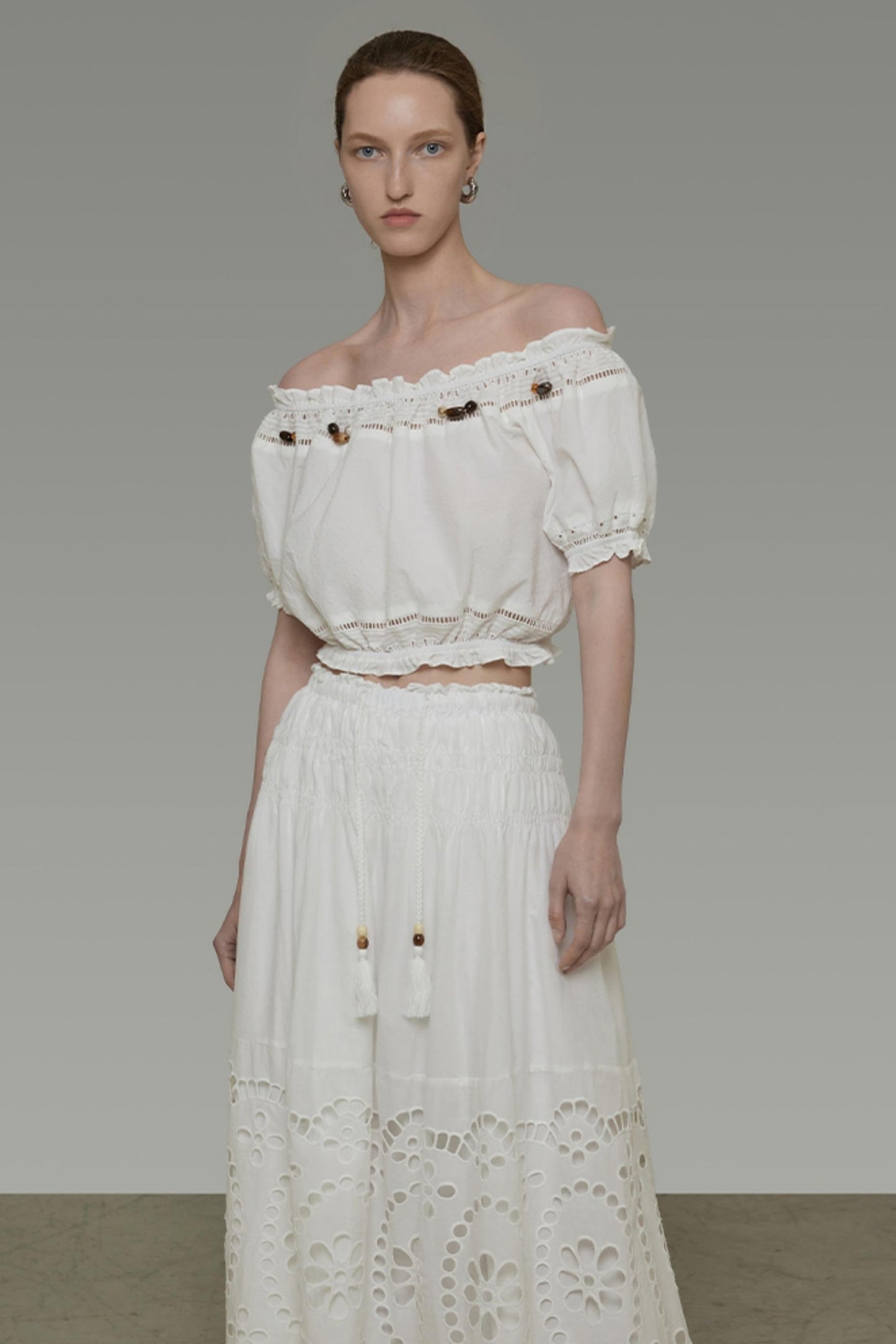 One-Shoulder Summer Skirt Top Set-Up