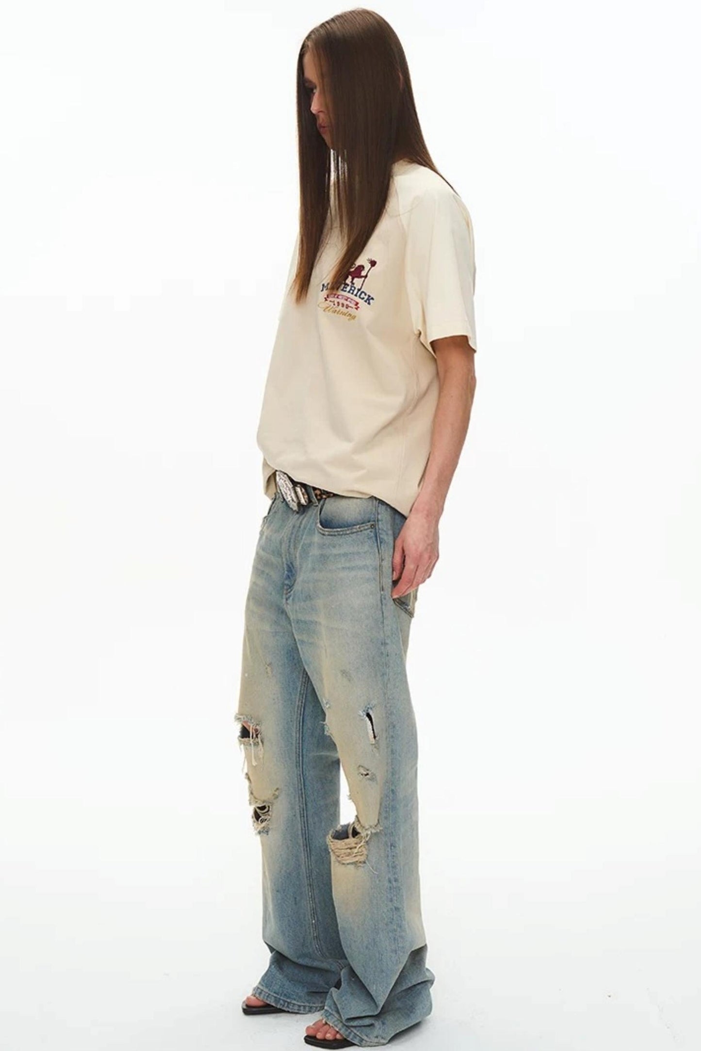 Retro Patchwork Raglan Tee