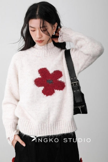 Ingko Cloud Floral Sweater