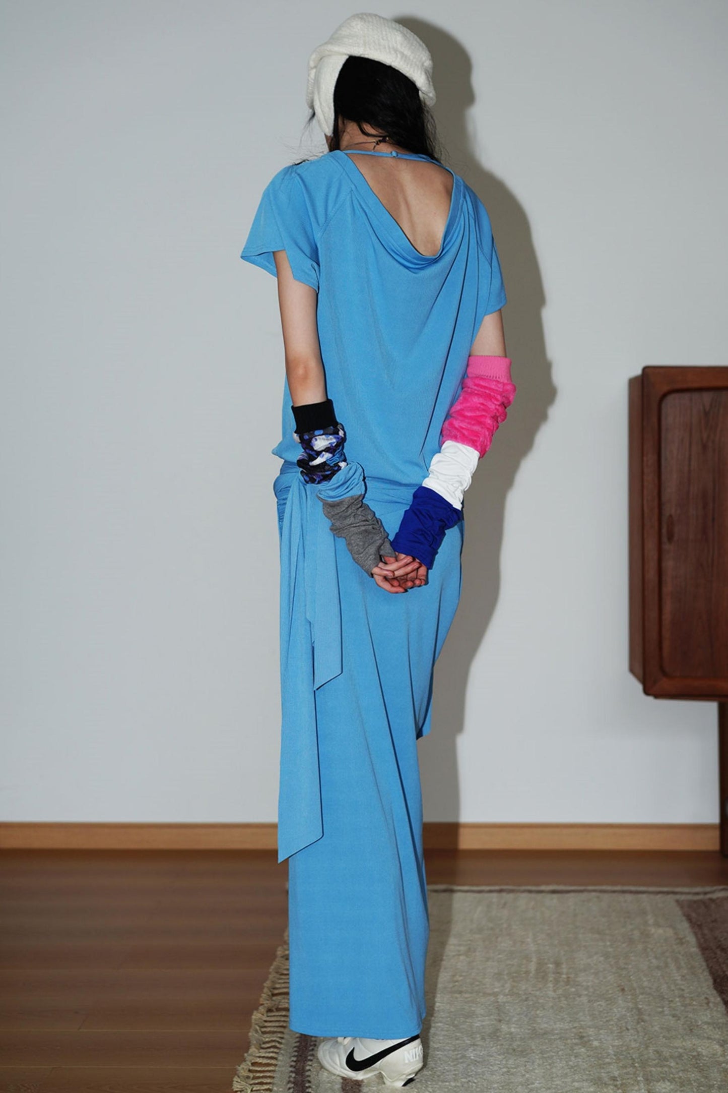 Swing Collar Maxi Dress