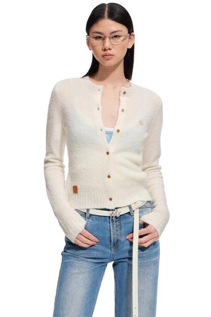 Soft Wool Knit Cardigan