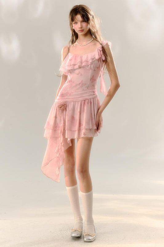 Pink Butterfly Dreams Streamer Dress