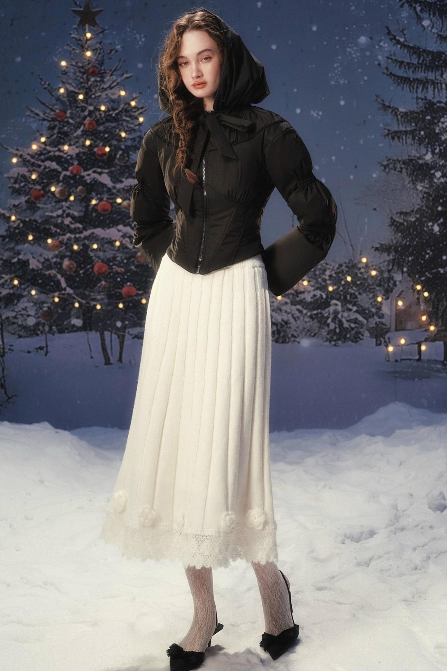 French-Style Design Winter Jacket