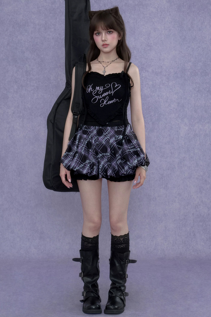 Lila Sternketten-Bloomer-Rock