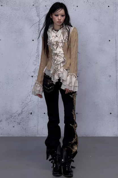 Retro Noble Chiffon Cardigan