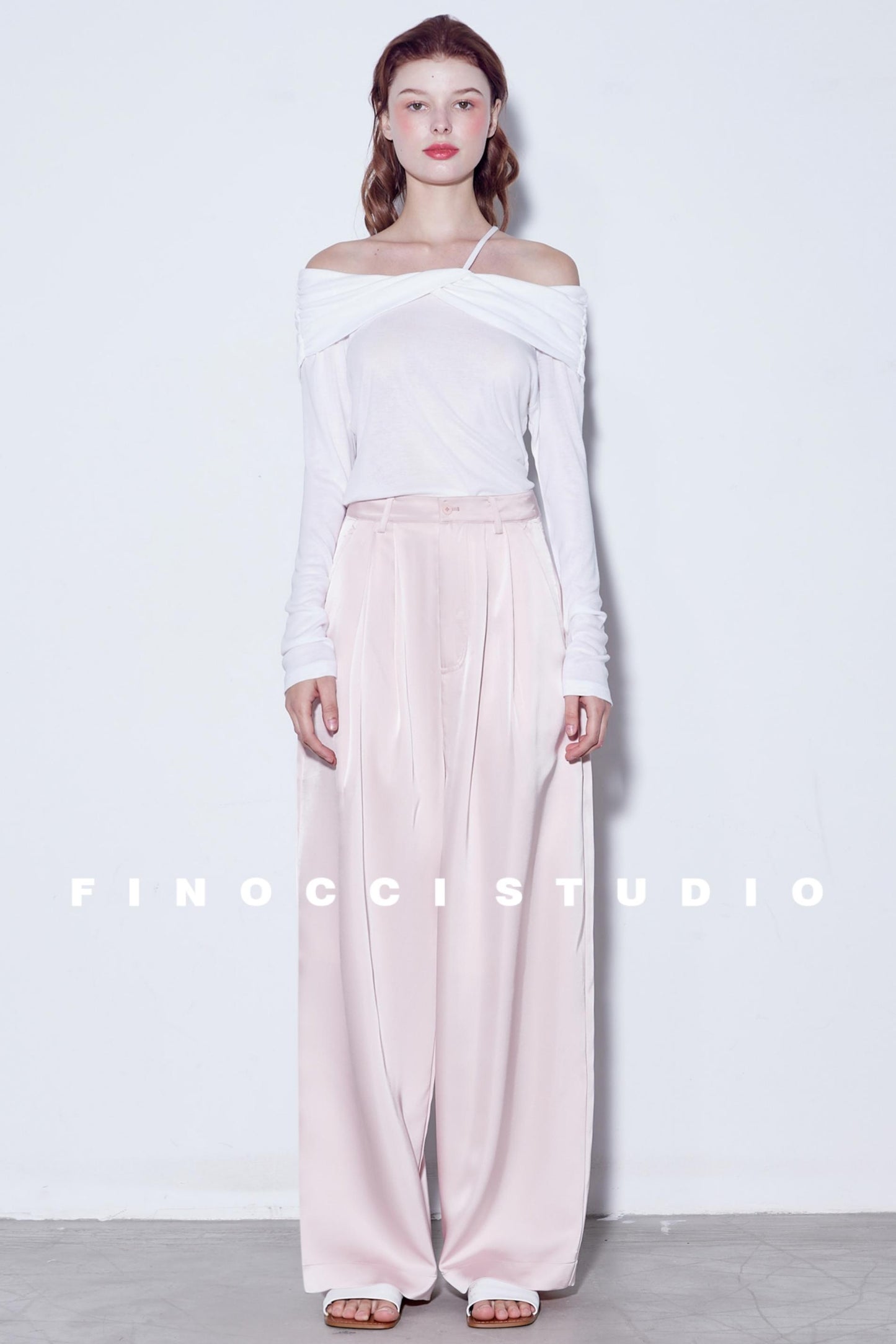 Breeze Pleat Wide-Leg Pants