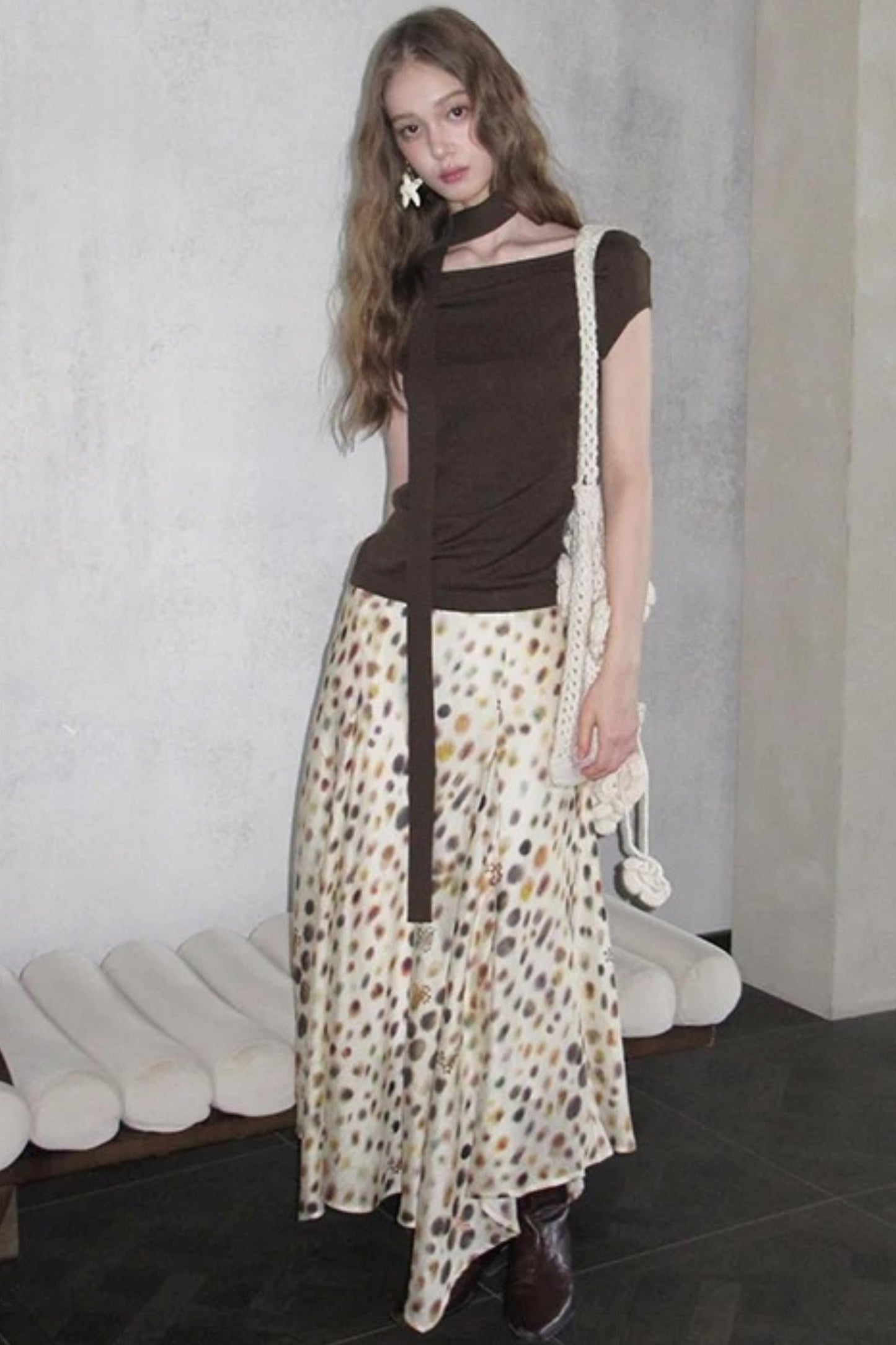 Bouguereau Art Color Block Skirt Set-Up