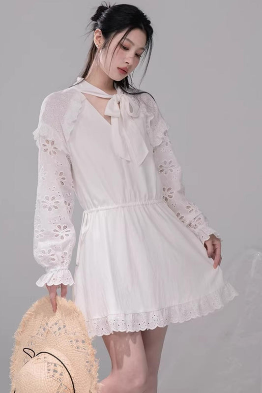 Holiday Lily-Of-The-Valley Dress